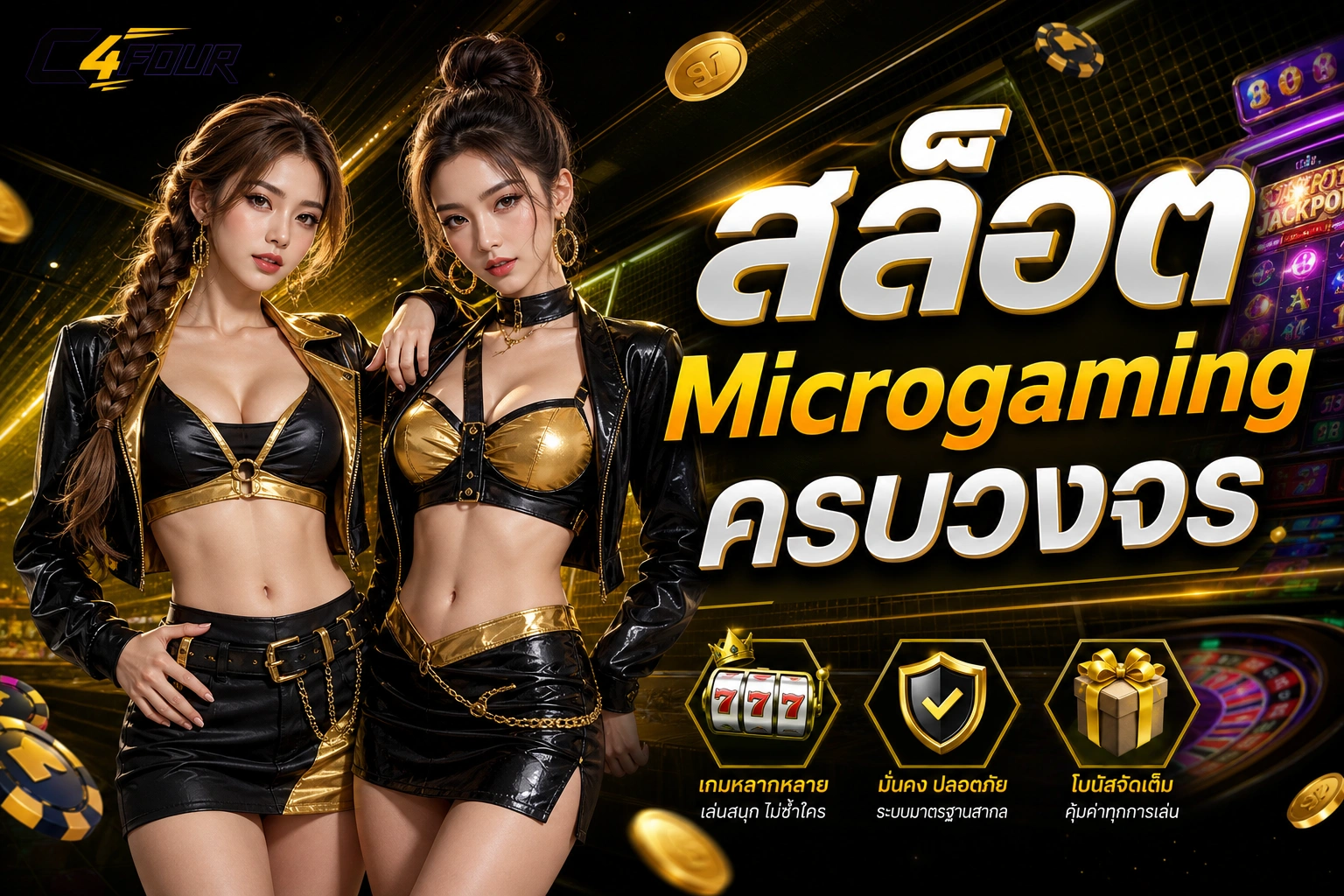 C4FOUR สล็อต Microgaming ครบวงจร